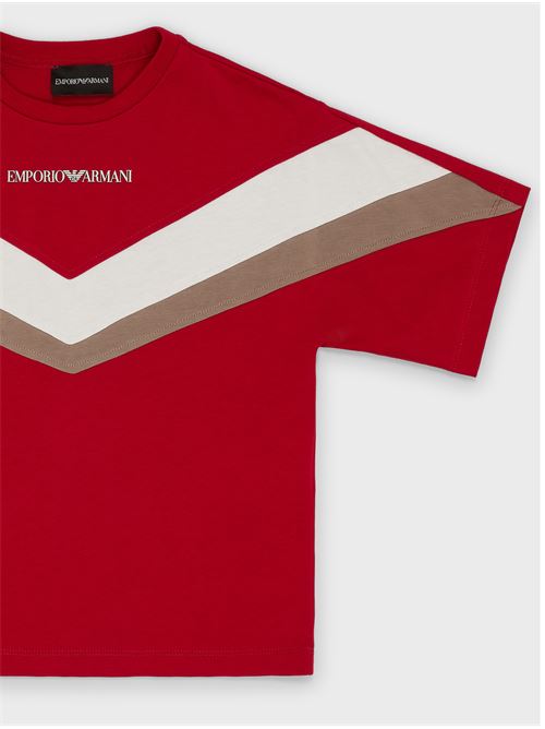 T-shirt, bambino, logata. EMPORIO ARMANI | 3R4TJV 1JWZZF331